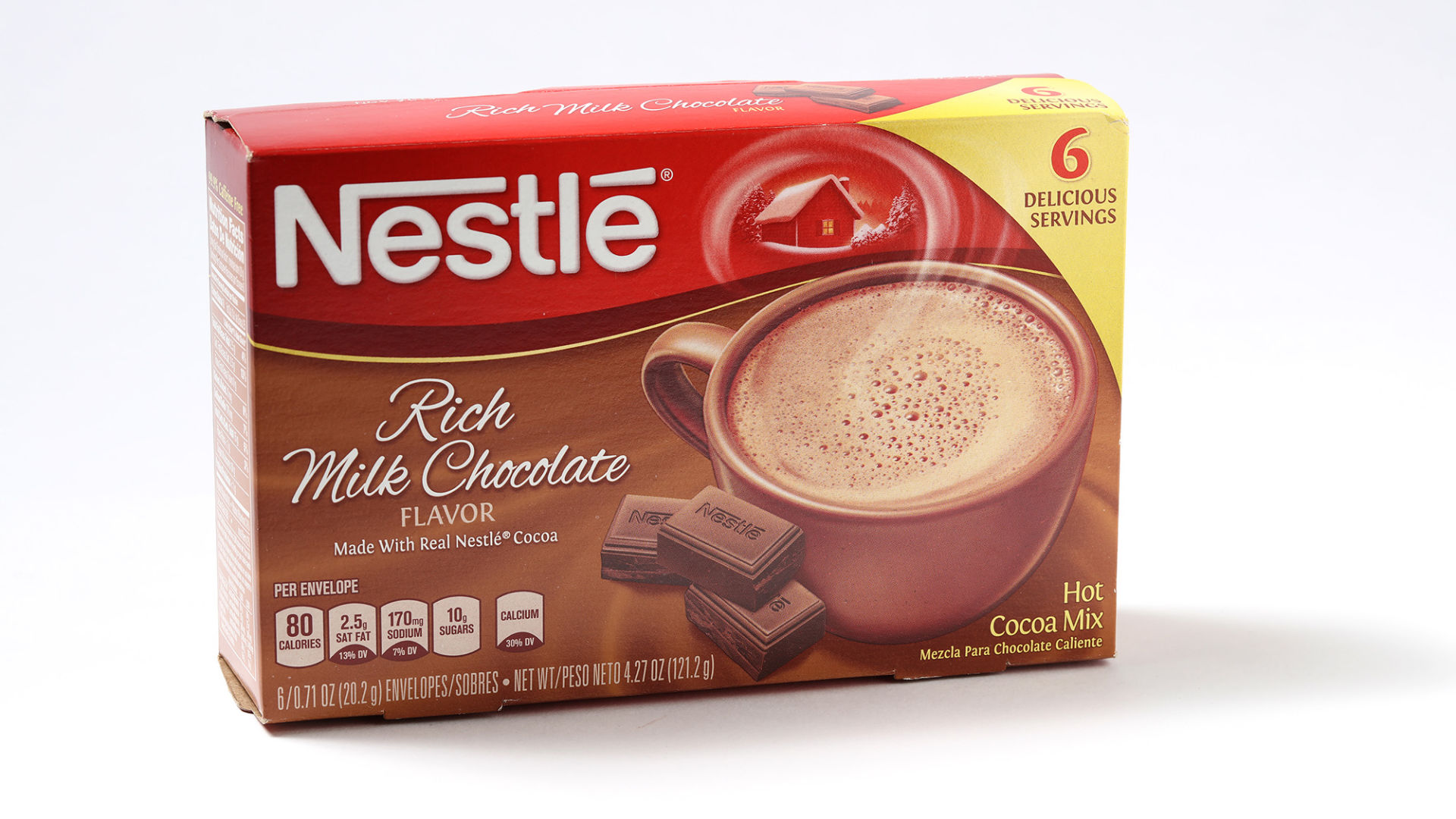 8. Nestle Rich Milk Chocolate Flavor Hot Cocoa Mix